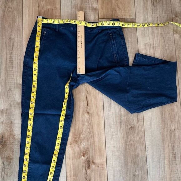Talbots Chino Style Pants Navy Blue Size 8 - Picture 4 of 12